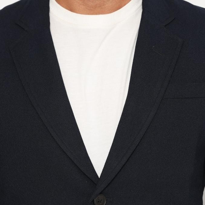 Carlos Moreno Blazer Casual Pria BFP 32013 Navy Blue IRF