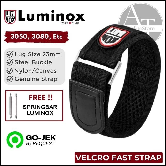 tali - tali jam luminox - velcro strap luminox 3050 3080 3950 8800 original