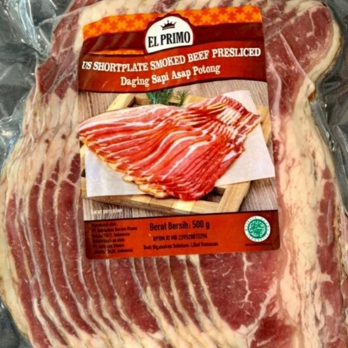 

El Primo Smoked Beef Us Shortplate 500Gr | Daging Asap Sapi Slice Emangnyake