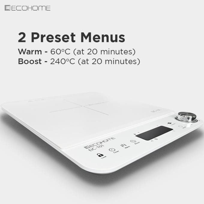 Ecohome Kompor Induksi Low Watt Induction Cooker Kompor Listrik