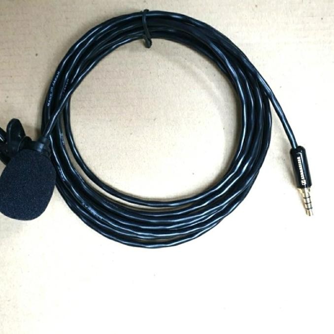 KABEL MIC JEPIT CLIP ON TO HP 3.5MM STEREO 3 PIN SENNHEISER - 3 METER