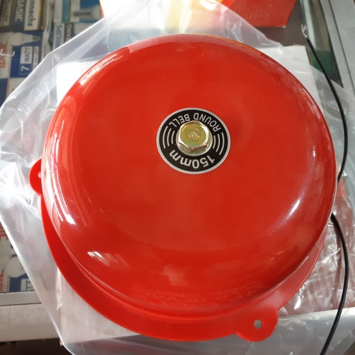 Terbatas Bel Sekolah Round Bel Merah 150Mm