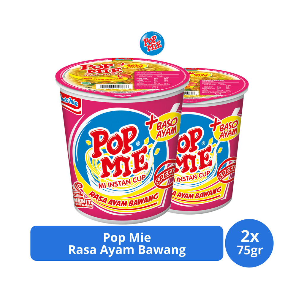 

Pop Mie Rasa Ayam Bawang 75gr x 2 pcs