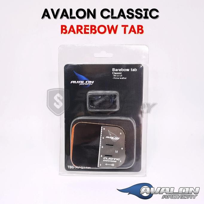 ready finger tab barebow avalon classic - finger tab kulit barebow