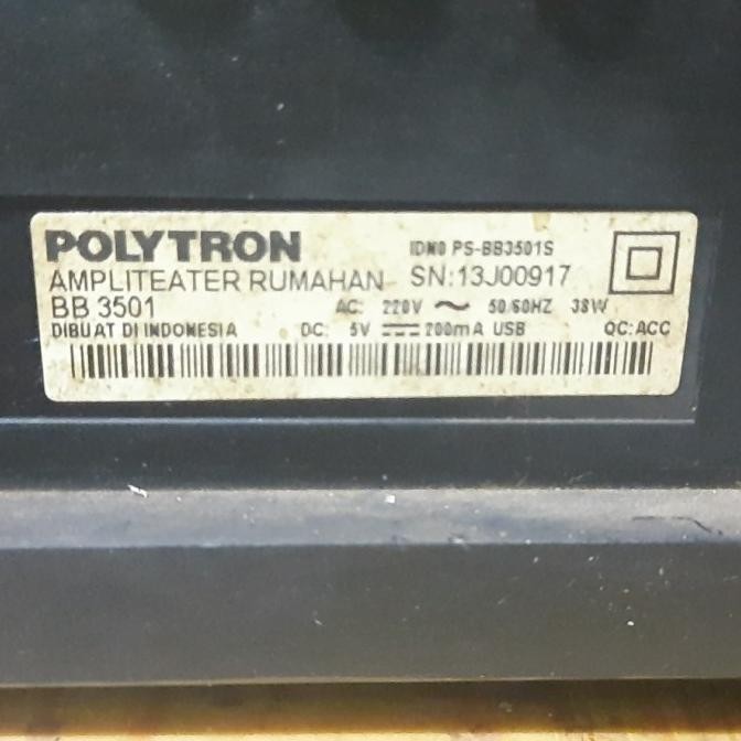 Box Ampli Polytron Bigband 3501