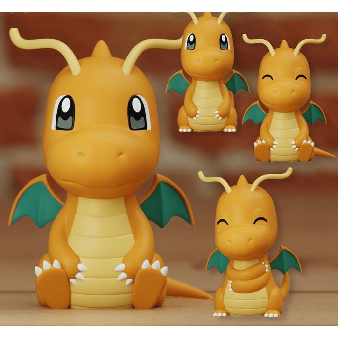 Tersedia Dragonite Pokemon Chibi Resin Figure