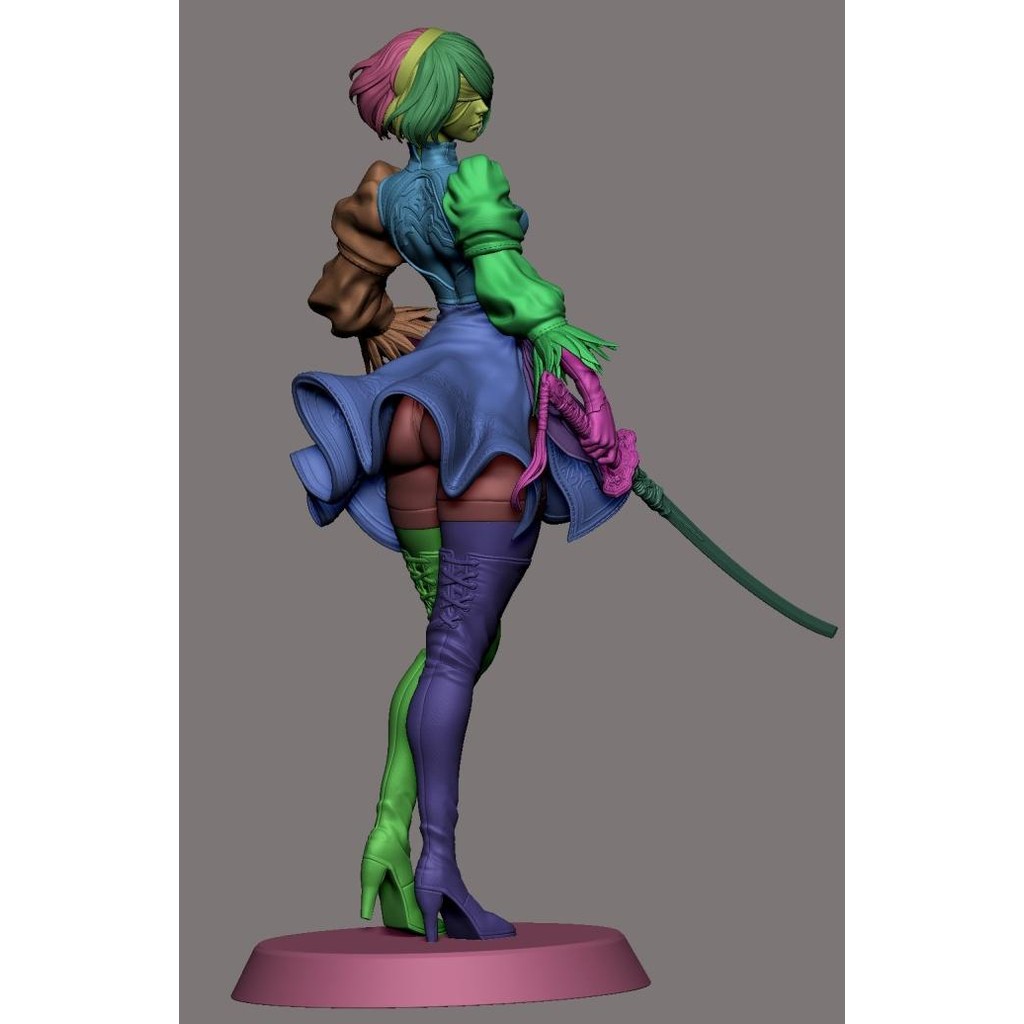 Tersedia 2B Nier Automata Fan Art Resin Kit Figure