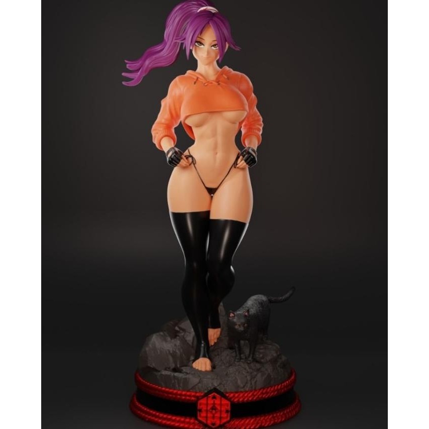 Tersedia Yoruichi Bleach Resin Kit Statue