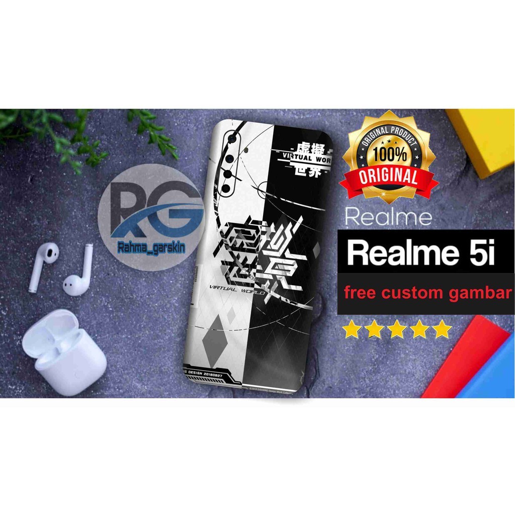 

BestSelling - Realme 5 Garskin Wrap Stiker Premium (FreeCustomOrder)