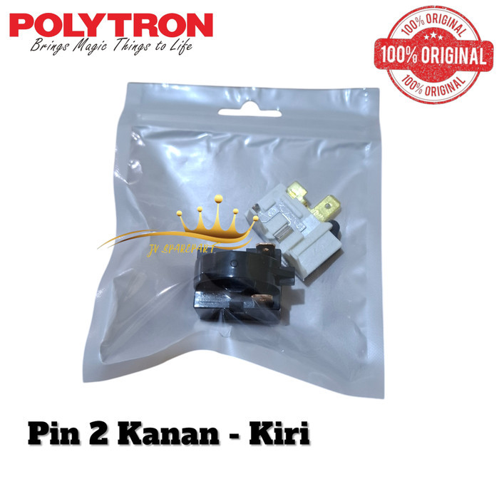 RELAY PTC OVERLOAD ORIGINAL KULKAS POLYTRON 2 PINTU / RILAY KULKAS POLYTRON 2 PINTU