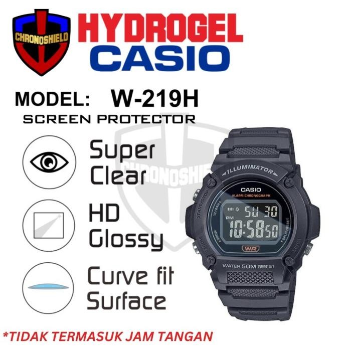ANTIGORES JAM TANGAN CASIO W219H W 219H HYDROGEL