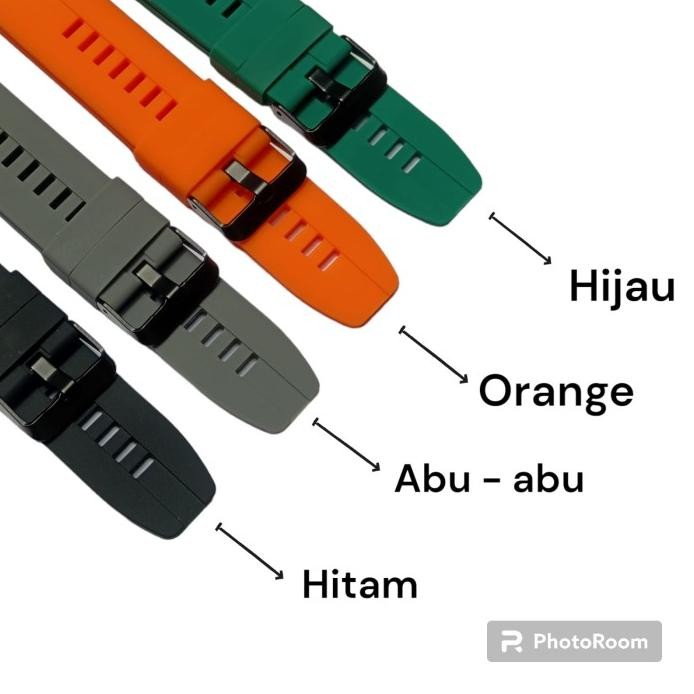 STRAP KARET RUBBER TALI JAM UNIVERSAL QUICKRELEASE PIN-TALI JAM TANGAN