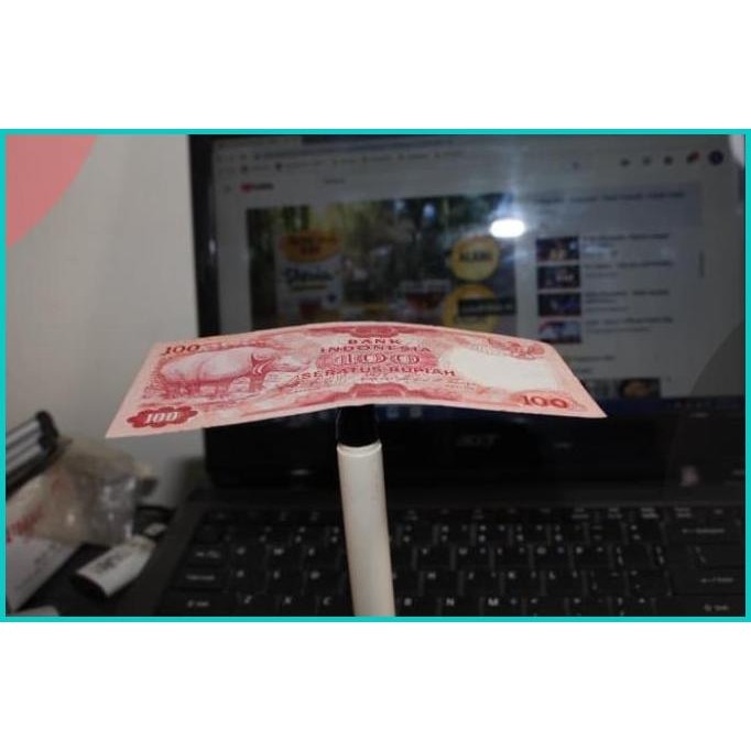 Uang Rp 100 Badak 1977 Iklan G782 11OKTZ4 tools