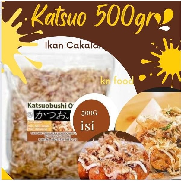 

Katsuobushi - 500 Gr (Ikan Cakalang Asap Khas Jepang)Taburan Takoyaki