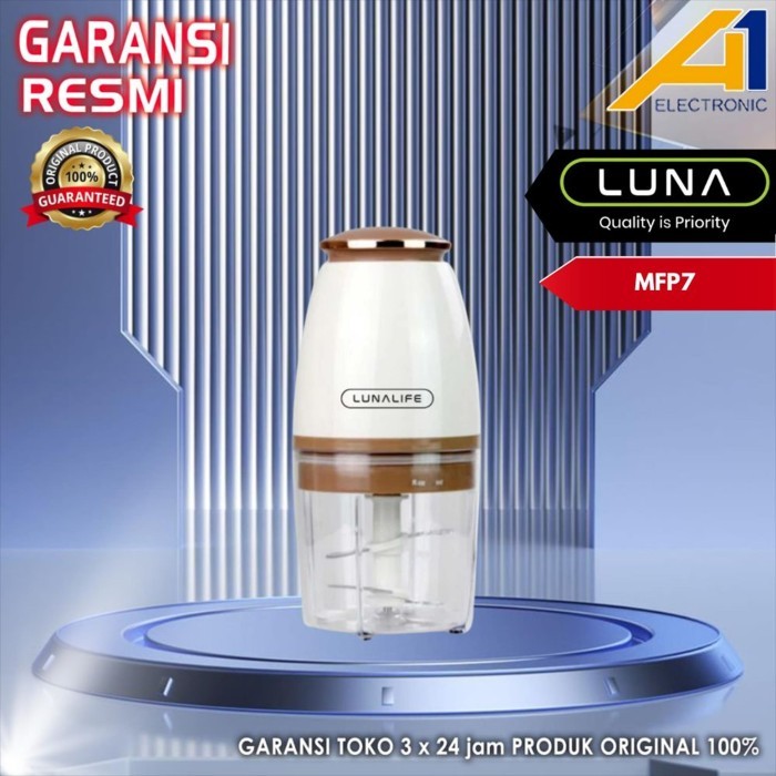 TERLARIS Mini Chopper LUNALIFE MFP7 / MFP 7 Chopper Elektrik 700ml