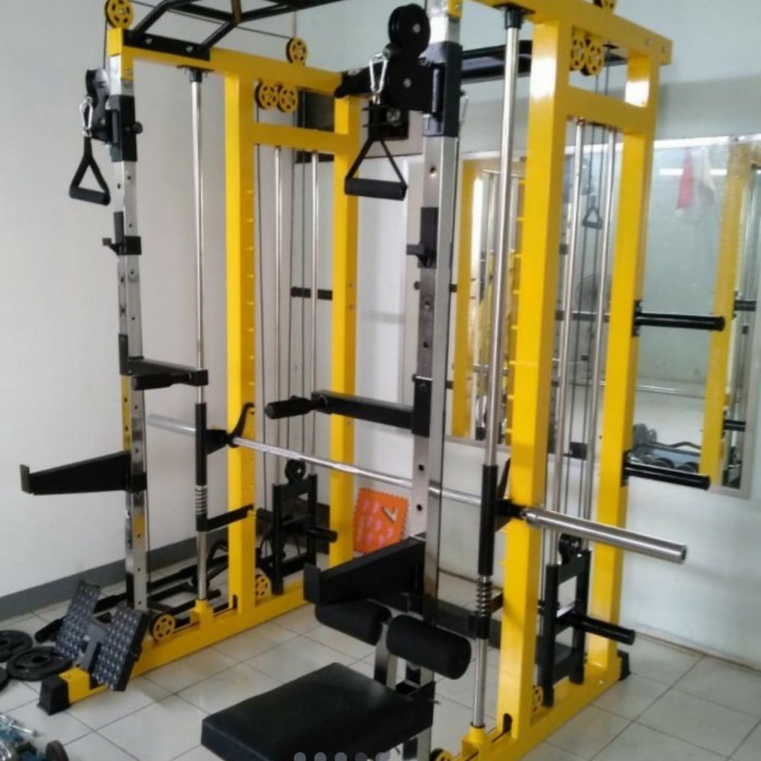 Neww Smith Machine Machin Cable Crossover Fitnes Fitness