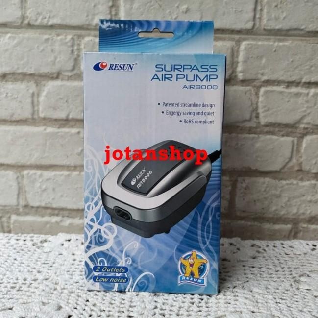 Resun Air3000 Air 3000 Pump Aerator Mesin Gelembung Udara Aquarium