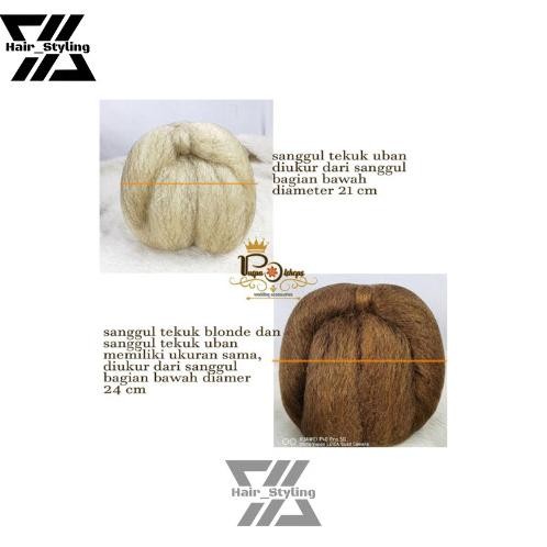 SANGGUL JAWA BOKOR SANGGUL PIRANG SANGGUL UBAN BLONDE