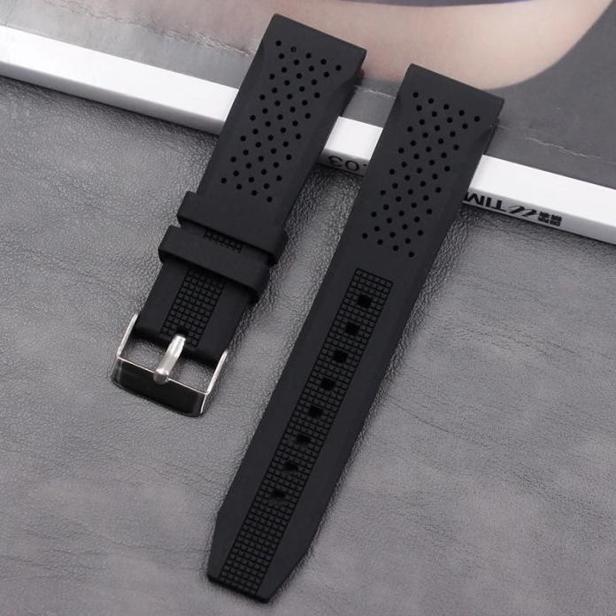 STRAP TALI JAM TAG HAUER TALI KARET RUBBER 22MM