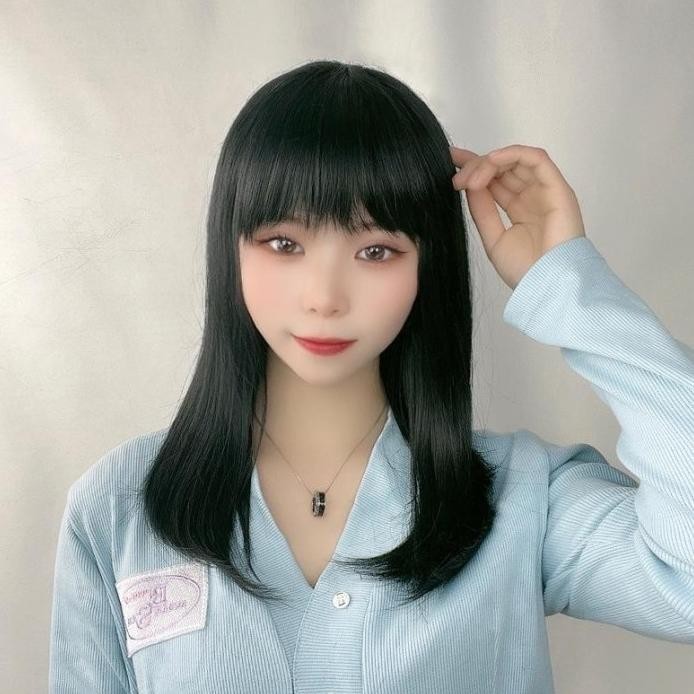 WIG RAMBUT PENDEK NATURAL SHORT HAIR STRAIGHT WIG WOMEN / WIG RAMBUT