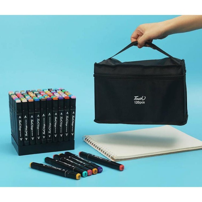 

Touch 120 Warna Marker Sketsa Spidol Umum General Marker Set Animation