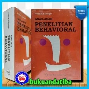 

Sale! Buku Asas Asas Penelitian Behavioral - Freed N Kerlinger - UGM - ORIGINAL