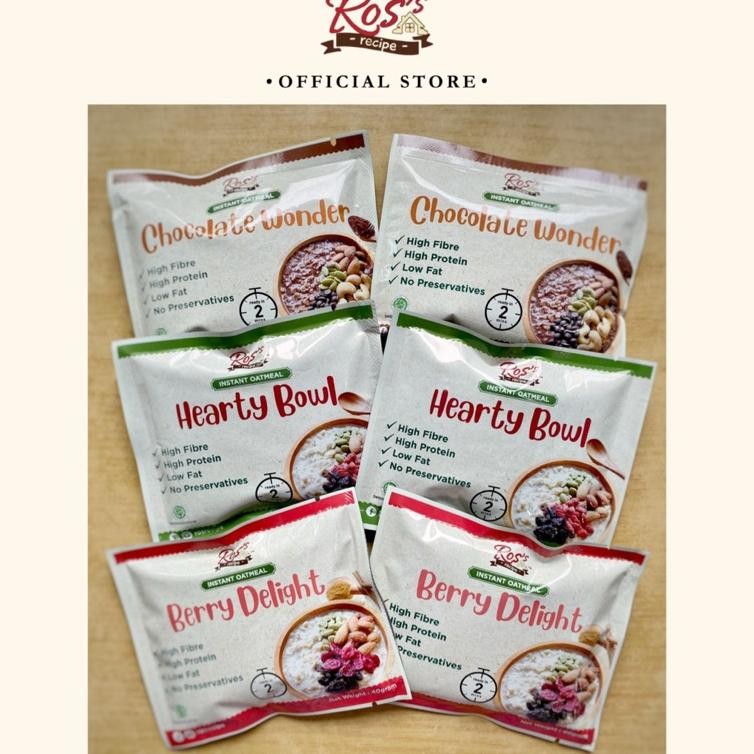 

Instant Oatmeal X 3 Rasa 40Gr X 6Pcs (Paket)