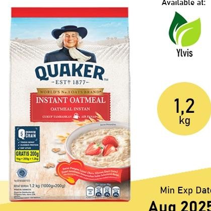 

Quaker Instant Oatmeal Merah 1200 Gram