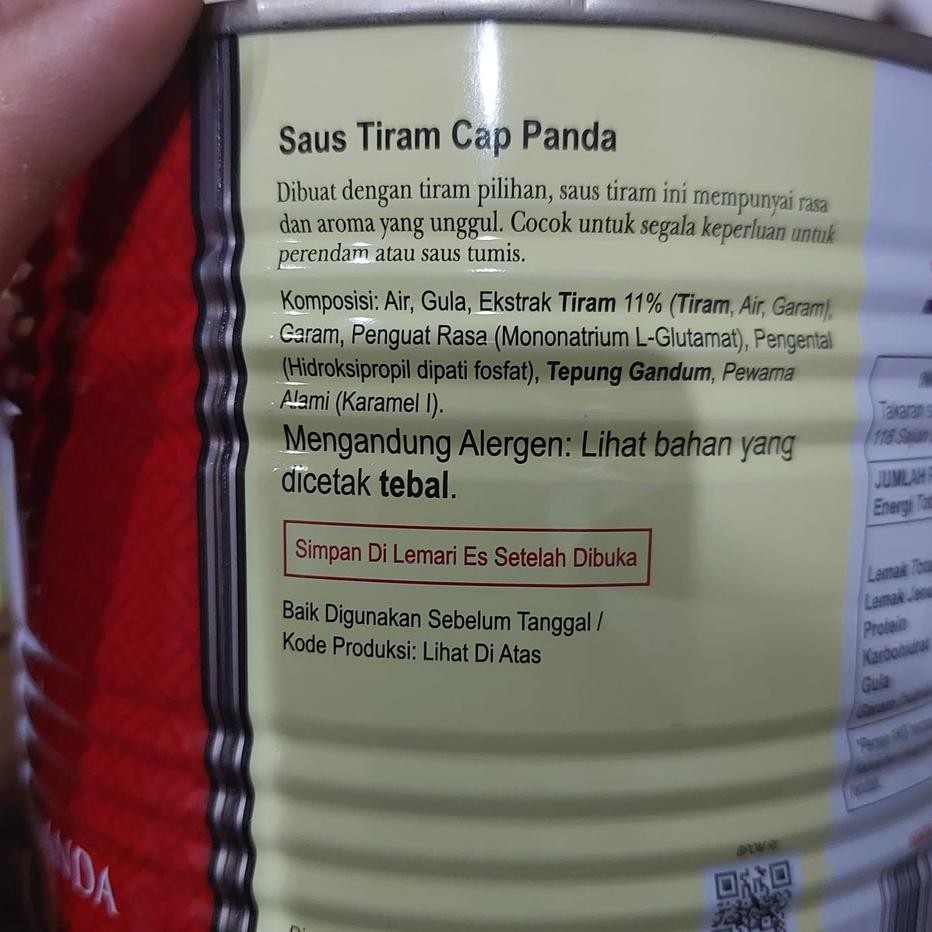 

Saus Tiram Cap Panda / Lee Kum Kee Lkk Oyster Sauce Kaleng 2,2 Kg