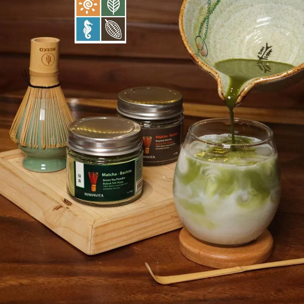 

Matcha Green Tea Akita Powder Bubuk Teh Jepang Grade Ceremony Mahavita