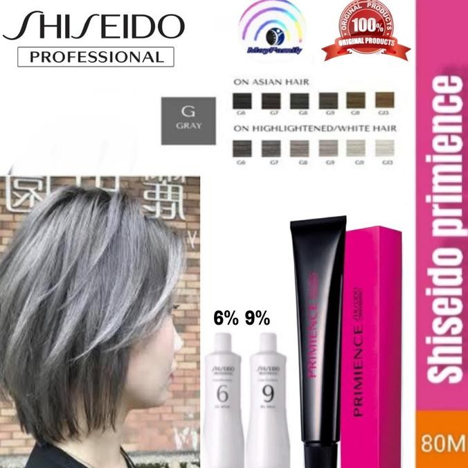 Hair Color Shiseido Primience G Grey + Oxydant Pewarna Rambut