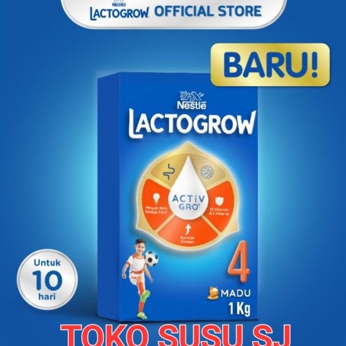 

LACTOGROW 4 MADU 1 KG/1KG/LACTOGEN/1000 gram VIP