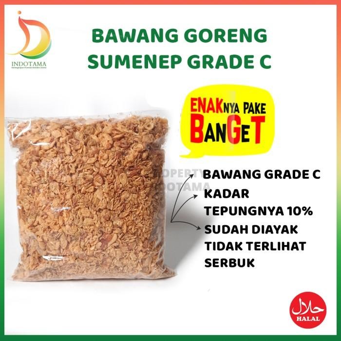 

#1 Kilo Bawang Goreng Sumenep Grade C Renyah, Murah