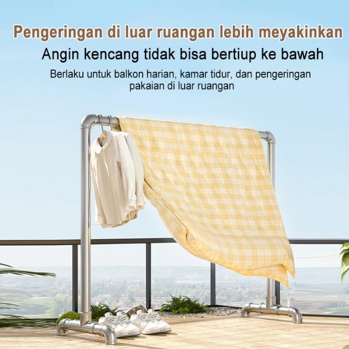 JEMURAN/JEMURAN BAJU STAINLESS STEEL/JEMURAN PAKAIAN