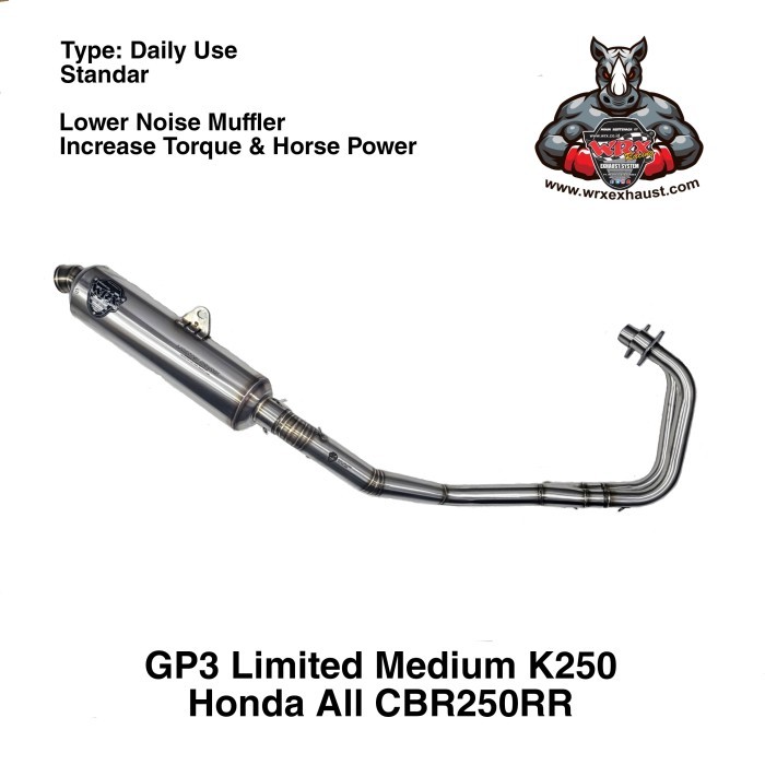 Knalpot WRX GP3 Limited K250 CBR250RR