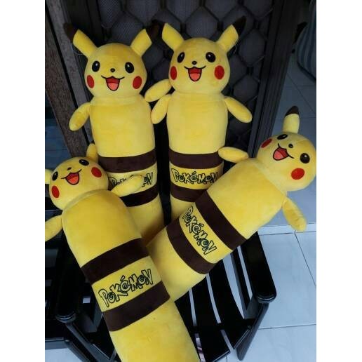 Guling boneka pokemon pikachu besar XL
