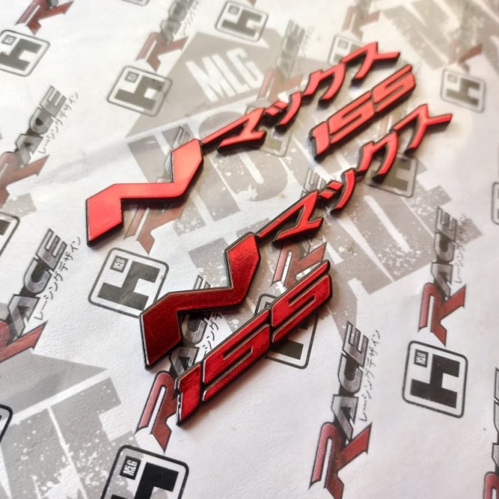 FREE ONGKIR EMBLEM LOGO ALUMINIUM NMAX/ NMAX JAPAN BISA COD