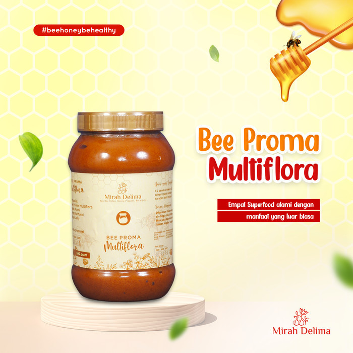 

BEEPROMA MULTIFLORA - Perpaduan Bee Pollen Propolis Royal Jelly dan Madu - 550 gram
