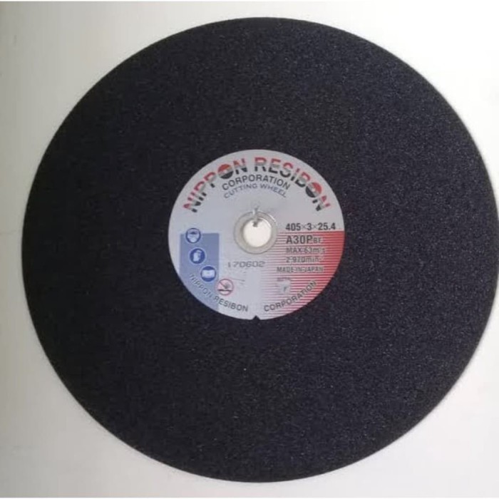 Batu Gerinda Gurinda Cutting Wheel Cut Off 16" x 3 inch Nippon Resibon