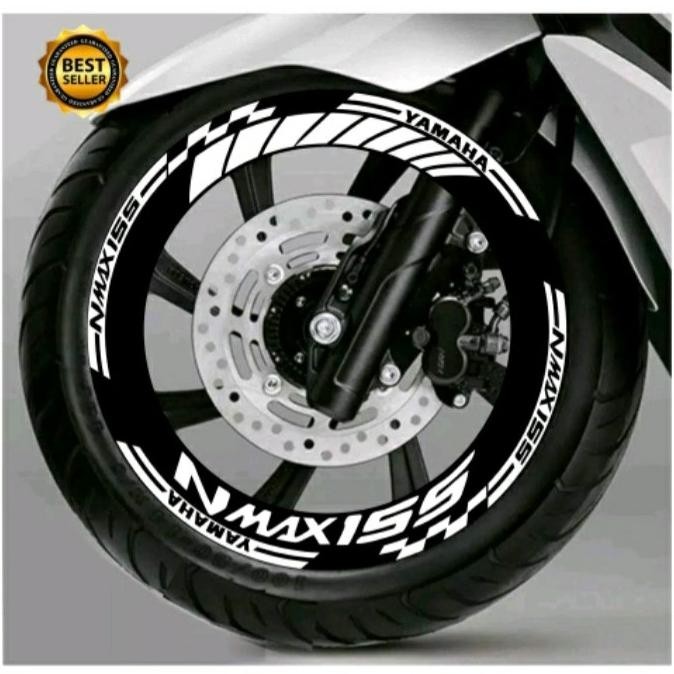 Terlaris Stiker Velg Nmax 2015-2022 Stiker Pelek Nmax 2015-2022 Menyala
