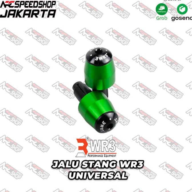 jalu stang bar end wr3 universal pcx nmax xmax aerox vario 