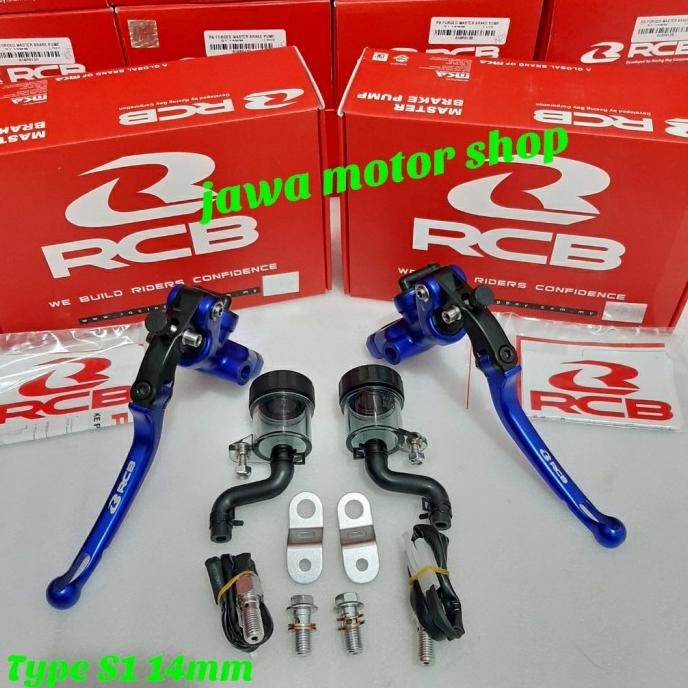 master rem rcb s1 radial biru kanan kiri nmax pcx xmax adv 14mm 