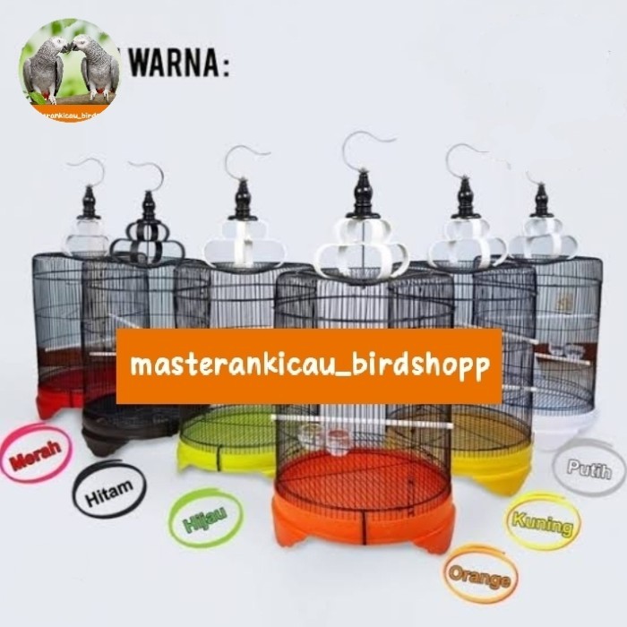 kandang sangkar besi bulat super jumbo 46cm istimewa