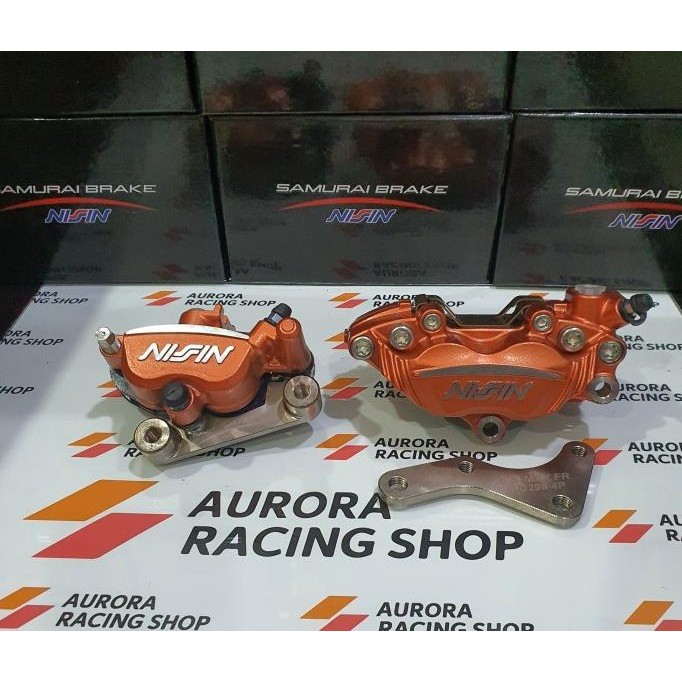 ORI - KALIPER NISSIN SAMURAI SET 4 PISTON 298 MM & 2 PISTON YAMAHA XMAX 250