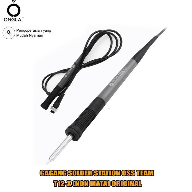 Terjangkau Gagang Solder Station Oss Team T12-X Non Mata - Gagang Soldering Station T12 Tidak Termas