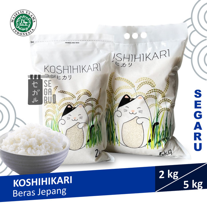 

Koshihikari Beras Jepang Japanese Rice Beras Sushi Rice Halal