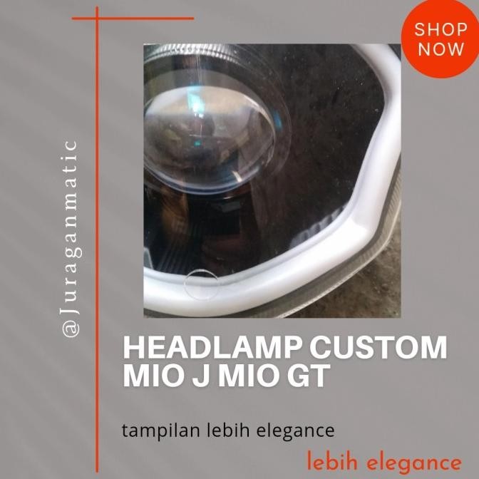 headlamp custom reflektor mio j mio gt