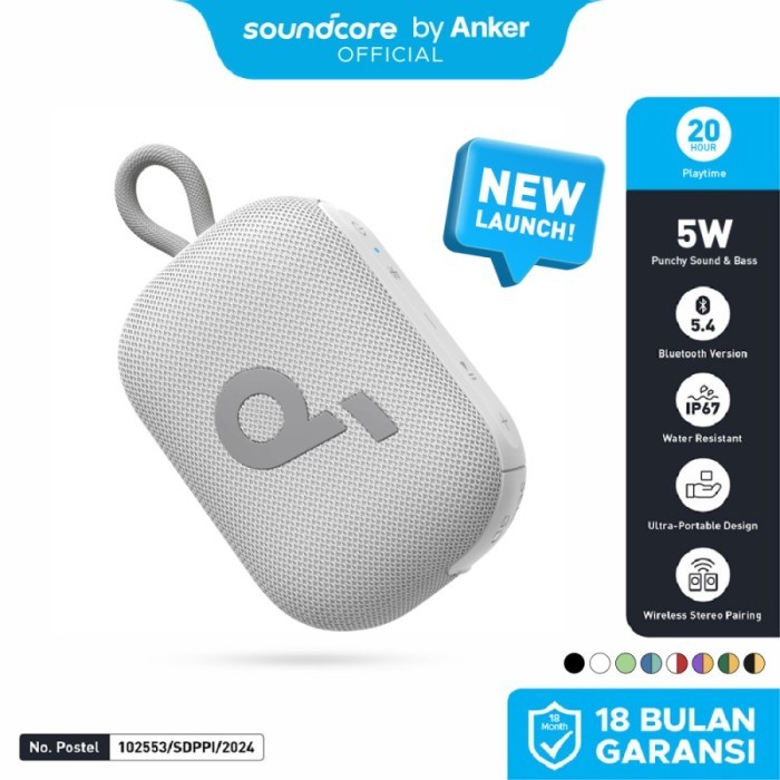 terbaru Anker Soundcore Select 4 Go Portable Bluetooth Speaker 20Hrs IP67 Waterproof and Dustproof -