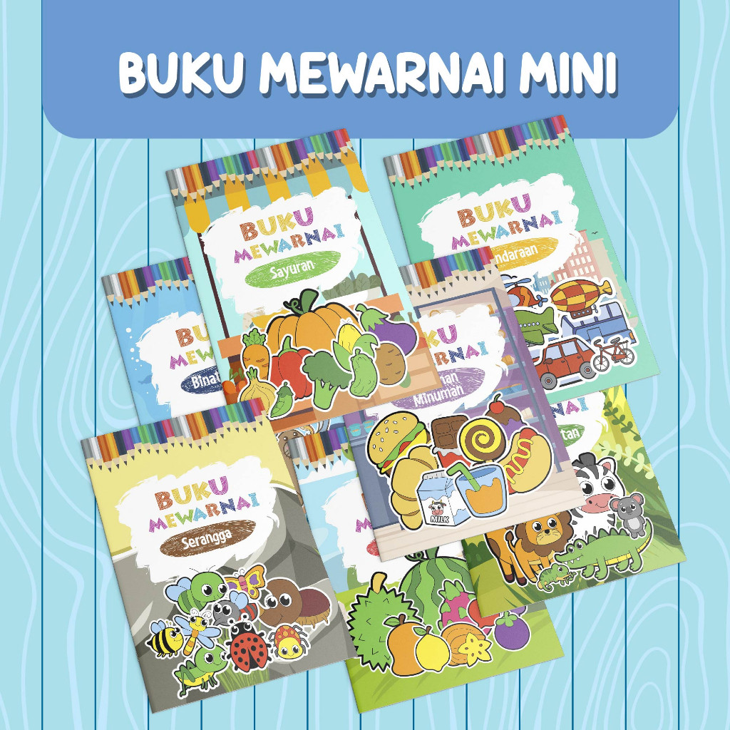 

Adaajaa Buku Mewarnai Anak - Mini book - Mainan Edukasi Anak HC230BIG SALE