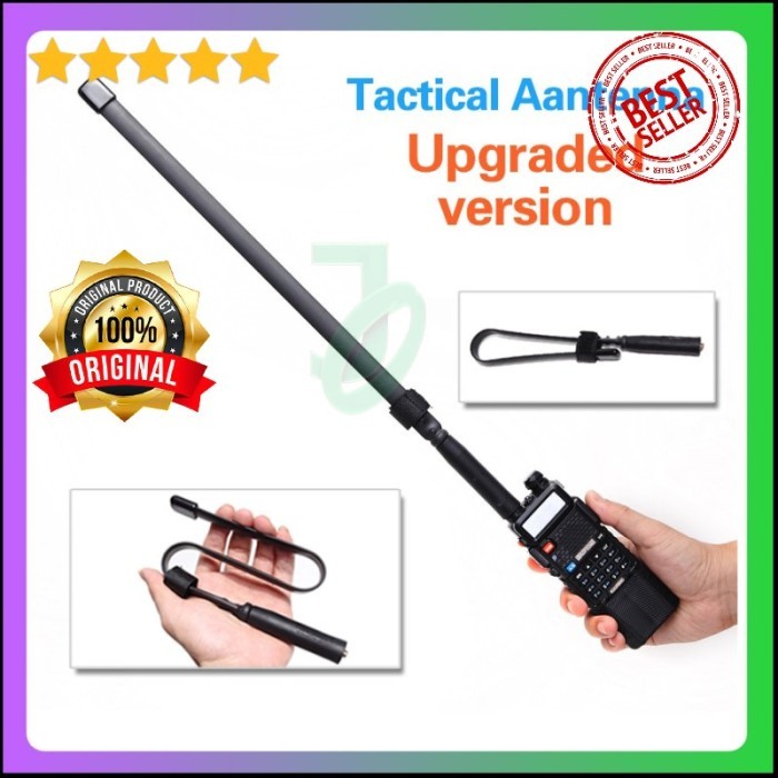 Antena Walkie Talkie HT ABBREE AR-152A 33cm Dual Band SMA-FEMALE